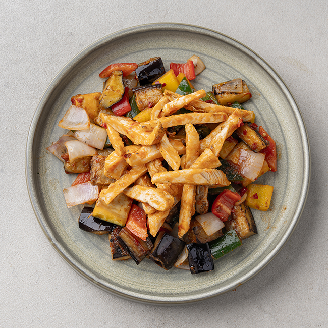 Tunisian Chicken & Harra Vegetables